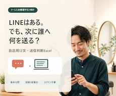 サロン休眠客の再来店LINE12文を作ります イメージ1