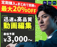 実績多数のプロ編集者があなたの動画を編集します 【迅速&高品質】プロ用ソフトを使ったテロップ挿入など