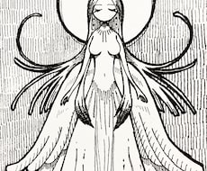 しっとりしたモノトーンイラスト描きます *.+ﾟ人物、天使、不思議生命体などの白黒イラスト*.+ﾟ