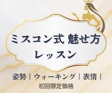 ミスコン式魅せ方｜姿勢・表情・歩き方教えます イメージ1