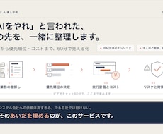 元IBM技術者がAI導入の第一歩を診断します 何から始めるか、費用対効果まで一緒に整理します