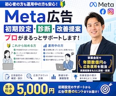 Meta広告の初期設定・診断・改善提案を行います イメージ1