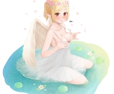 綺麗な線画で、キャラが際立つイラストを描きます イメージ1