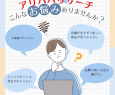 あなたに代わってアリババで商品仕入れリサーチします アリババ　商品仕入れしたい方　中国輸入に興味がある方