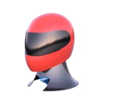 ヘルメット内部乾燥ラックの3Dデータます イメージ1