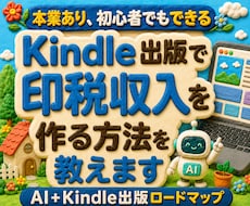 Kindle出版で印税収入を作る方法を教えます 本業あり、初心者でもできるAI+Kindle出版ロードマップ