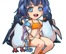 グッズにも最適！ちびキャライラスト製作致します イメージ1