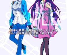 上半身、立ち絵などのイラストを描きます 版権不可、オリジナルキャラクターのイラストを描きます。