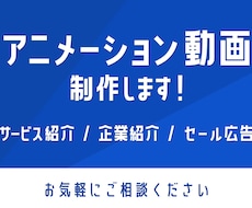 PR・広告アニメーションを制作します イメージ1