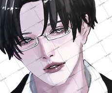 リアル系絵柄のバストアップアイコン描きます イメージ1