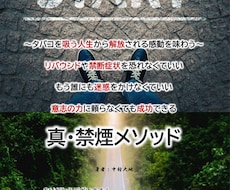 タバコが必要ない人生へ～真・禁煙メソッド伝授します 禁断症状がなく意志の力も使わずに習慣を変える方法です
