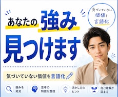 あなたの「当たり前」に隠れた強みを言語化します 見えない価値を見つけ、言葉にします。