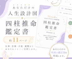 約11ページの四柱推命鑑定書を丁寧に作成します イメージ1