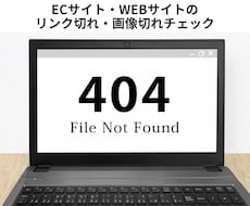 リンク切れ・画像切れなど貴社のページチェックします ECサイト・WEBサイト等のチェック代行