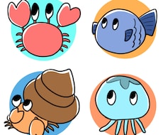 ゆるい上目遣いのかわいいアイコン描きます Twitterやブログ等のアイコンに安価でお届け！
