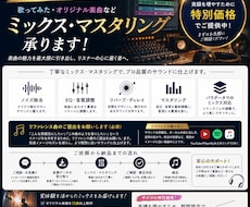 脱素人の音源！聞きごたえのある音にします イメージ1