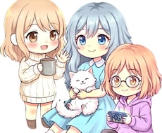 テイストに合わせて似顔絵を作成します イメージ1