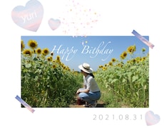 インスタ用！誕生日や記念日の画像を作ります イメージ1