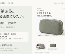 商品写真から伝わる画像と商品説明文を制作します イメージ1