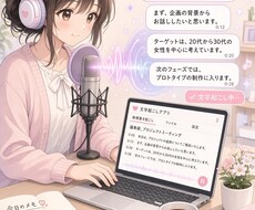 文字お越しのお手伝いをします イメージ1