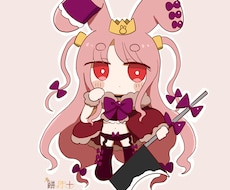 ミニキャライラストを制作します かわいい、デフォルメ、ミニキャラ、ポップ、アニメ（最短3日）