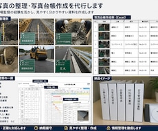 土木現場の写真整理・書類作成現場経験者が代行します イメージ1