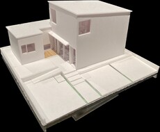 白模型1/100  建築模型の製作いたします 丁寧かつ迅速な対応で図面を立体に
