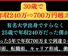 キャリア、働き方、年収についてアドバイスします イメージ1