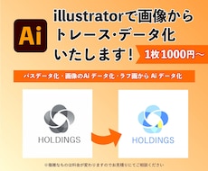 イラストレーターで画像をトレース・Ai化します イメージ1