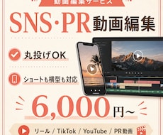 SNS・PR動画を見やすく編集します 丸投げOK｜ショートも横型も対応