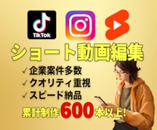 見やすいSNSショート動画編集します イメージ1