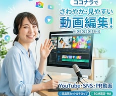 丸投げOK！ビジネス、テンポ重視の動画編集します