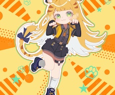 SDキャラ（ミニキャラ）イラスト制作します SNSや配信で使えるイラスト制作
