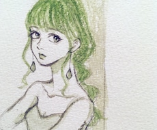 SNS用のアイコンを水彩画風にお描きします イメージ1