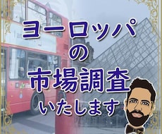 フランス語圏、英語圏の国についての市場調査致します 市場調査が必要であれば、私がいます！