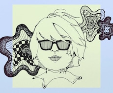 ちょっとシュールな似顔絵イラスト描きます Tシャツにするもよし、アイコンにするもよし、使い勝手抜群！