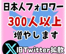 twitter日本人フォロワー300人〜増やします X・twitter 日本人アクティブフォロワーを増やします