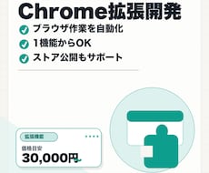 Chrome拡張機能を開発します 毎日のブラウザ作業を自動化。1機能からOK