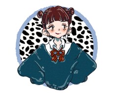 SNS用の似顔絵アイコン描きます 自分にそっくりな可愛いアイコンが欲しい方はぜひ！