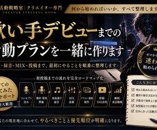 歌い手やVtuberデビューに向けて整理します イメージ1