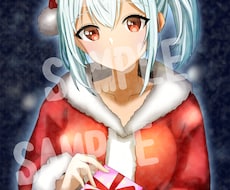 一枚絵、アイコン、キービジュアル等を描きます 商用利用可。SNSや配信サムネイル、グッズ制作等の使用に。