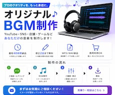 オリジナルBGMを制作します イメージ1