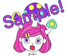 SNSアイコン・アイコンサイズのイラスト作成します イメージ1