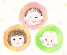赤ちゃん・お子様のほっこり似顔絵を描きます イメージ1
