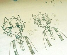 あなたのオリジナルキャラを描きます キャラは思いついたのに、実際に絵にするのは難しい…という方へ