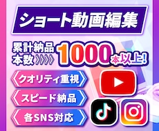 ショート動画編集｜TikTokリール広告対応します イメージ1