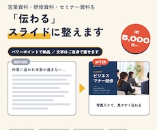 伝わる研修・営業スライドをパワポで作成します イメージ1