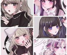 かわいい夢絵・アイコンなどを作成します イメージ1