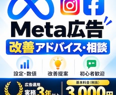 Meta広告の改善アドバイス・相談に乗ります イメージ1