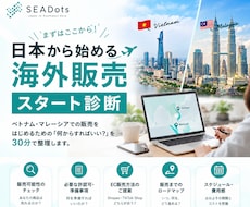 日本から始める海外販売スタート診断します イメージ1